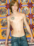 Twink is demonstrating his sexy shapes to the camera