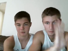 Very young twink boys please each other