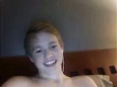 Handsome boys has a virt sex with his girlfriend