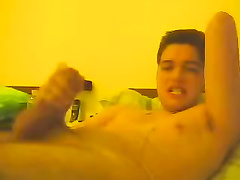 Precious Spanish lad plays with his crotch
