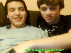 Cousins get to fisting during hardcore gay sex