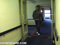British boys get down and dirty in a random meeting