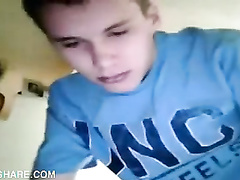 18yo twink masturbates and cums in bucket
