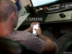 Horny Alex and Trey fuck in the warehouse