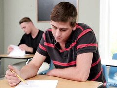Twink classmates are fucking hard in classroom