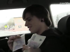 Cutie teen guy got seduced by gay taxi driver