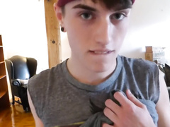 Adorable teen twinks with sexy hot bodies are fucking with one mature hunk