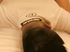 Horny twink does tight blowjob and gets fucked hard in the gay asshole